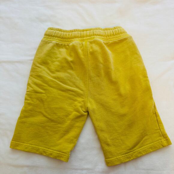 Boden Drawstring Sweat Shorts Yellow Pull-On Pockets Casual Summer Size 8Y - Picture 2 of 5